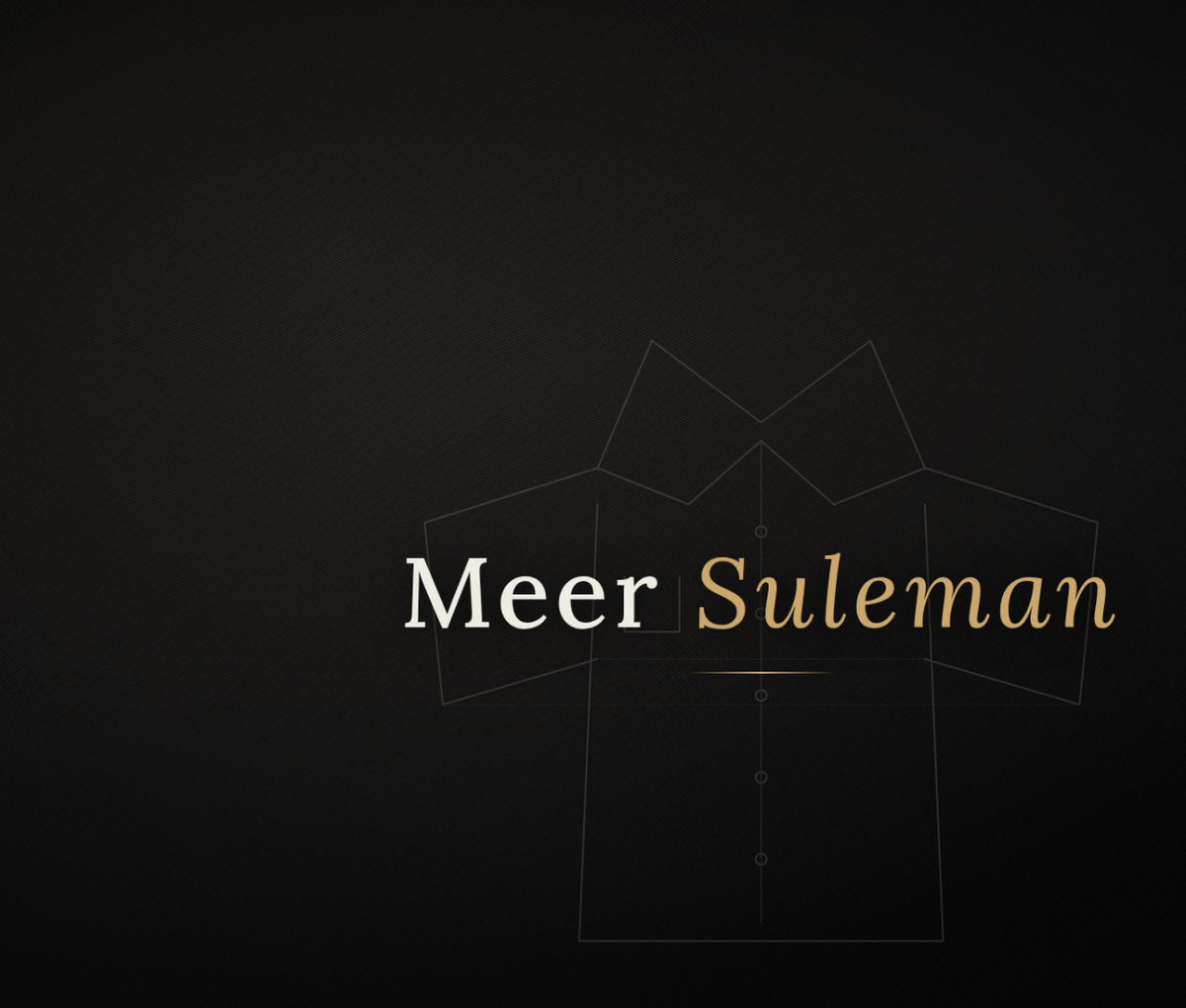 Meer Suleman oversized streetwear